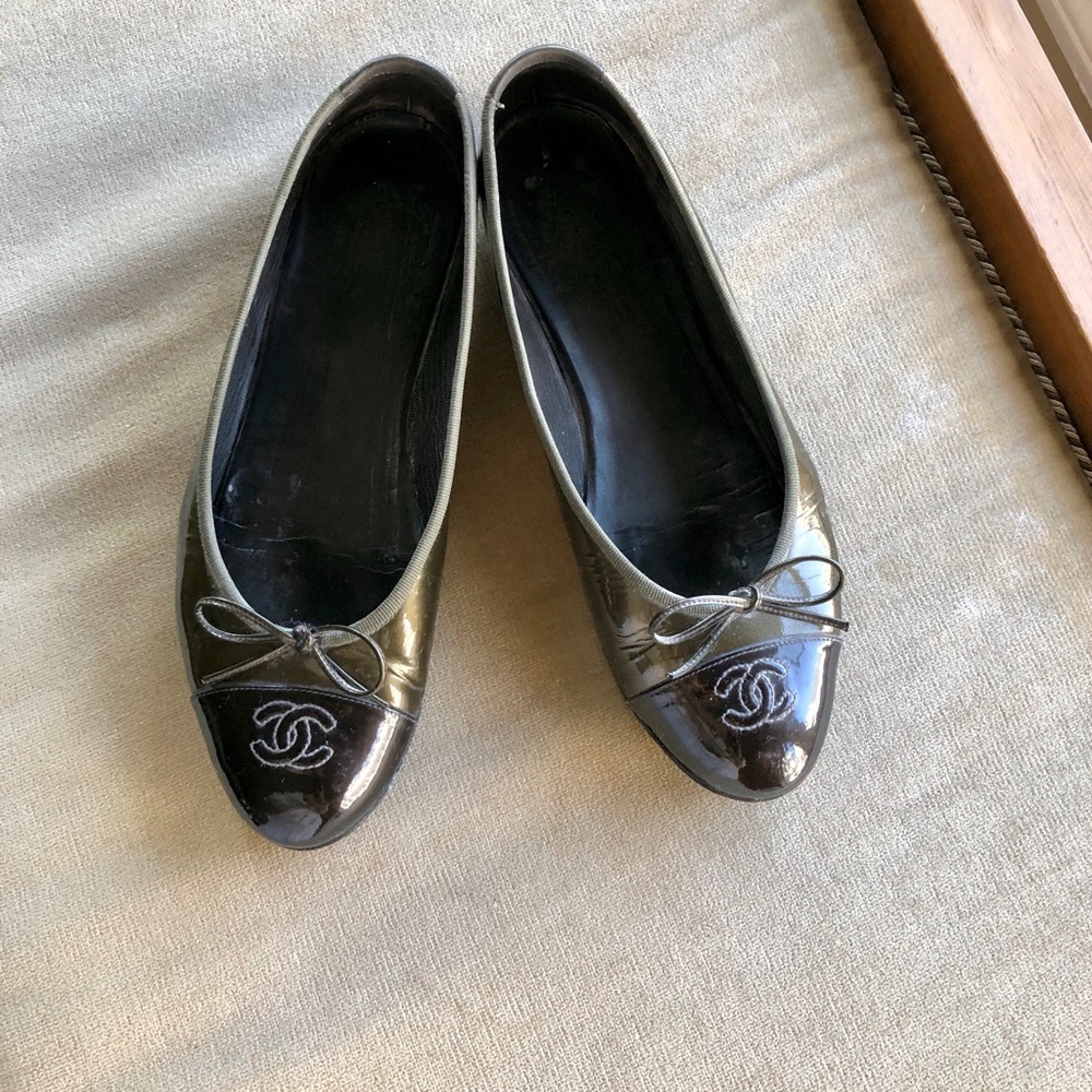 Chanel Two-Tone Flats